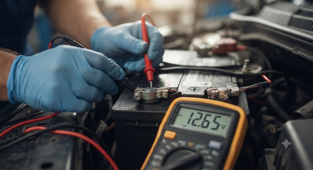 car battery multimeter