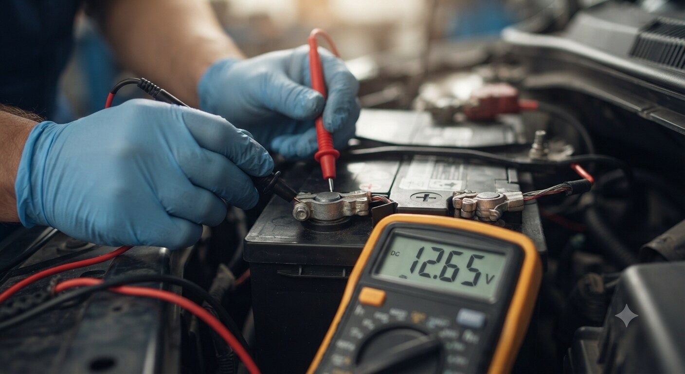 car battery multimeter